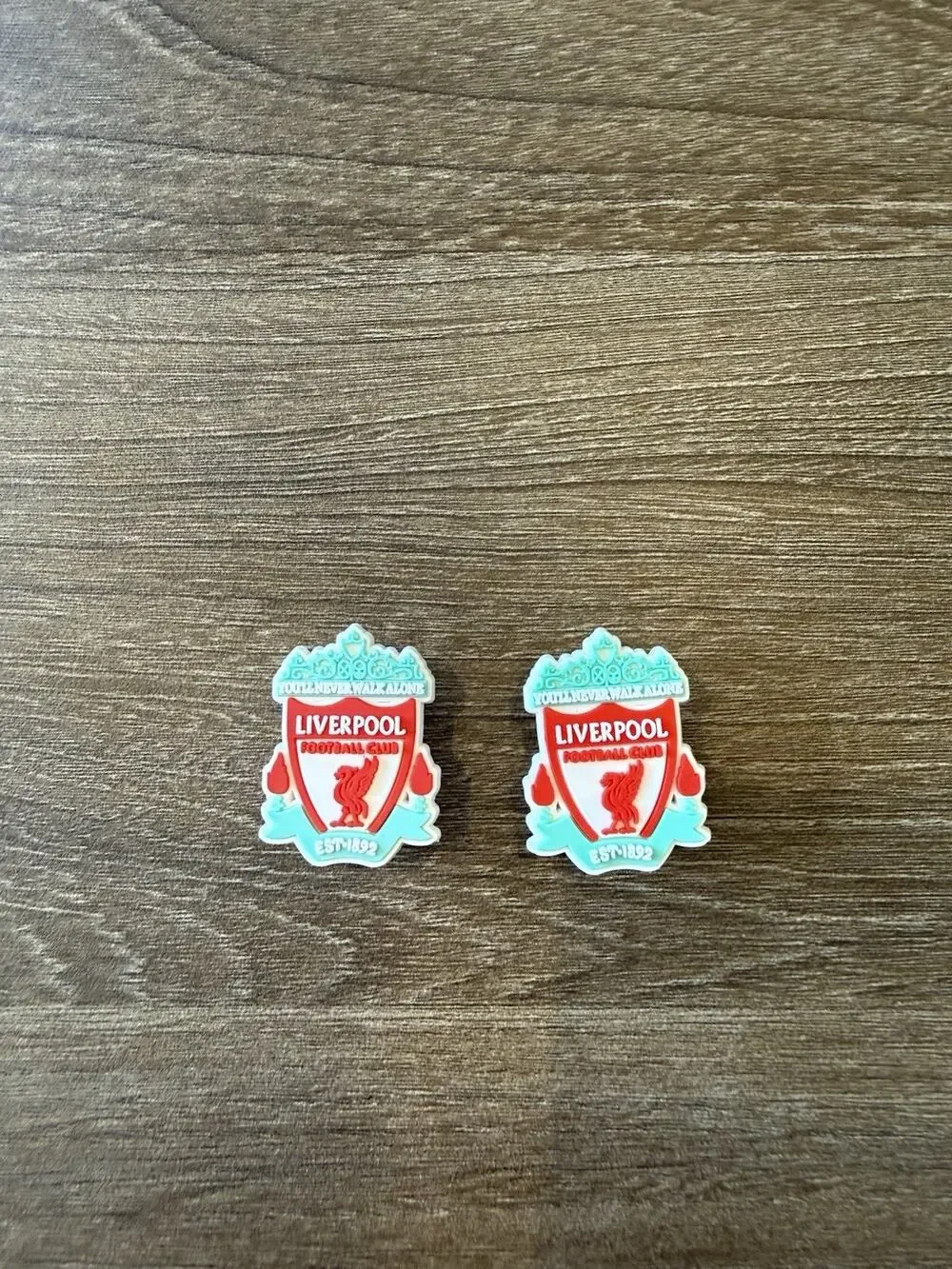 2 Liverpool Football Club Crest Shoe Charms Fits Crocs Wristband Accessories